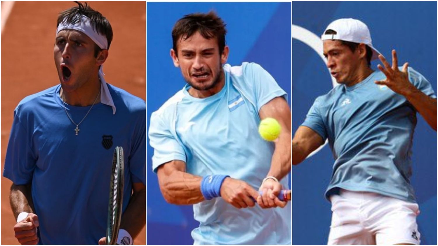 Etcheverry, Navone y Báez, clasificados a segunda ronda.