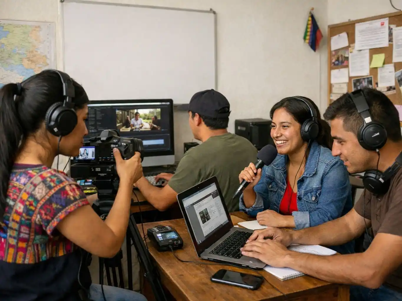 La organizaciones del tercer sector encuentran en la comunicación comunitaria el camino para construir
identidad, legitimidad, movilizar recursos y fortalecer su impacto territorial. Foto: Gentileza