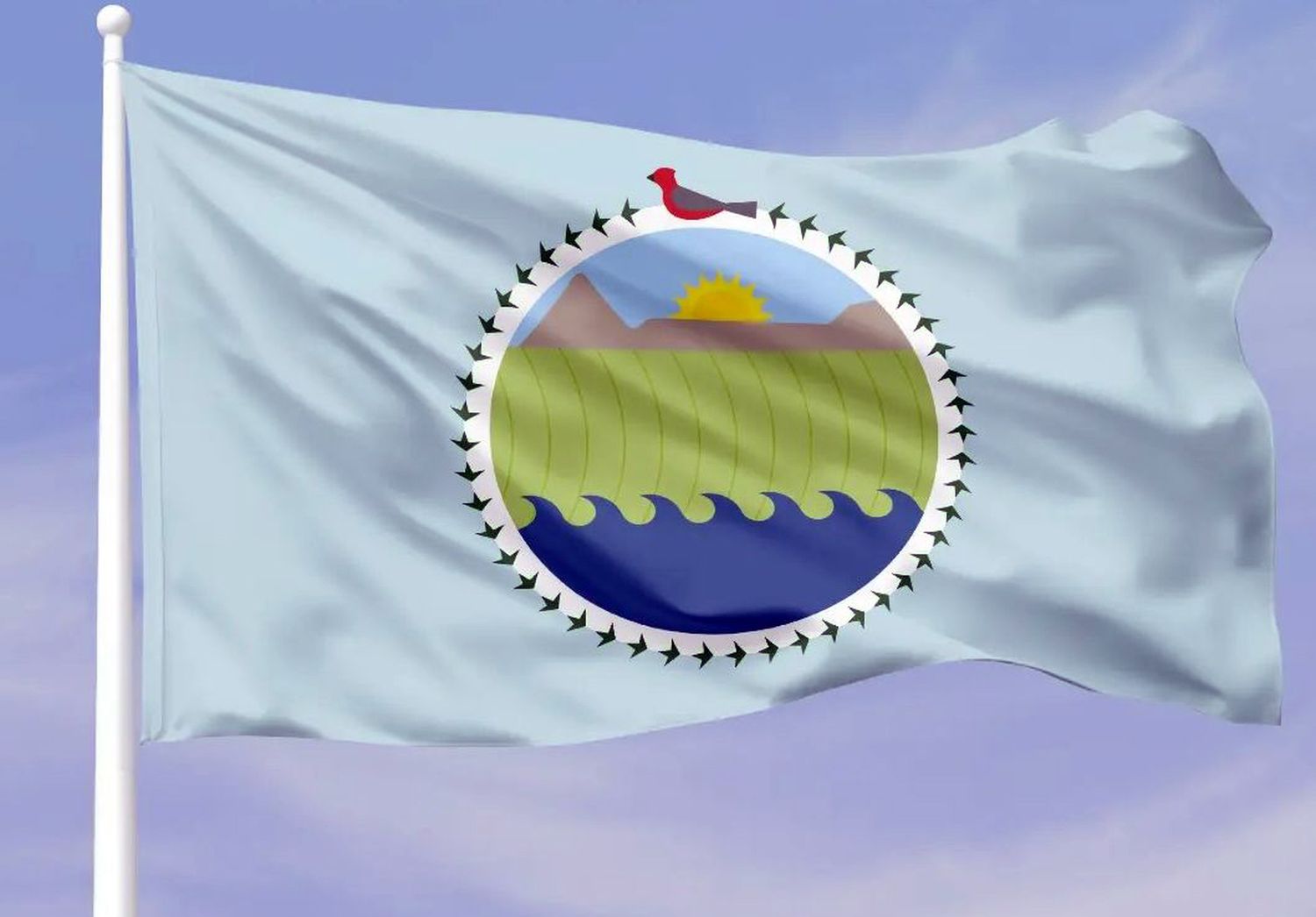 Bandera loberense. Fue elegida el pasado 28 de septiembre