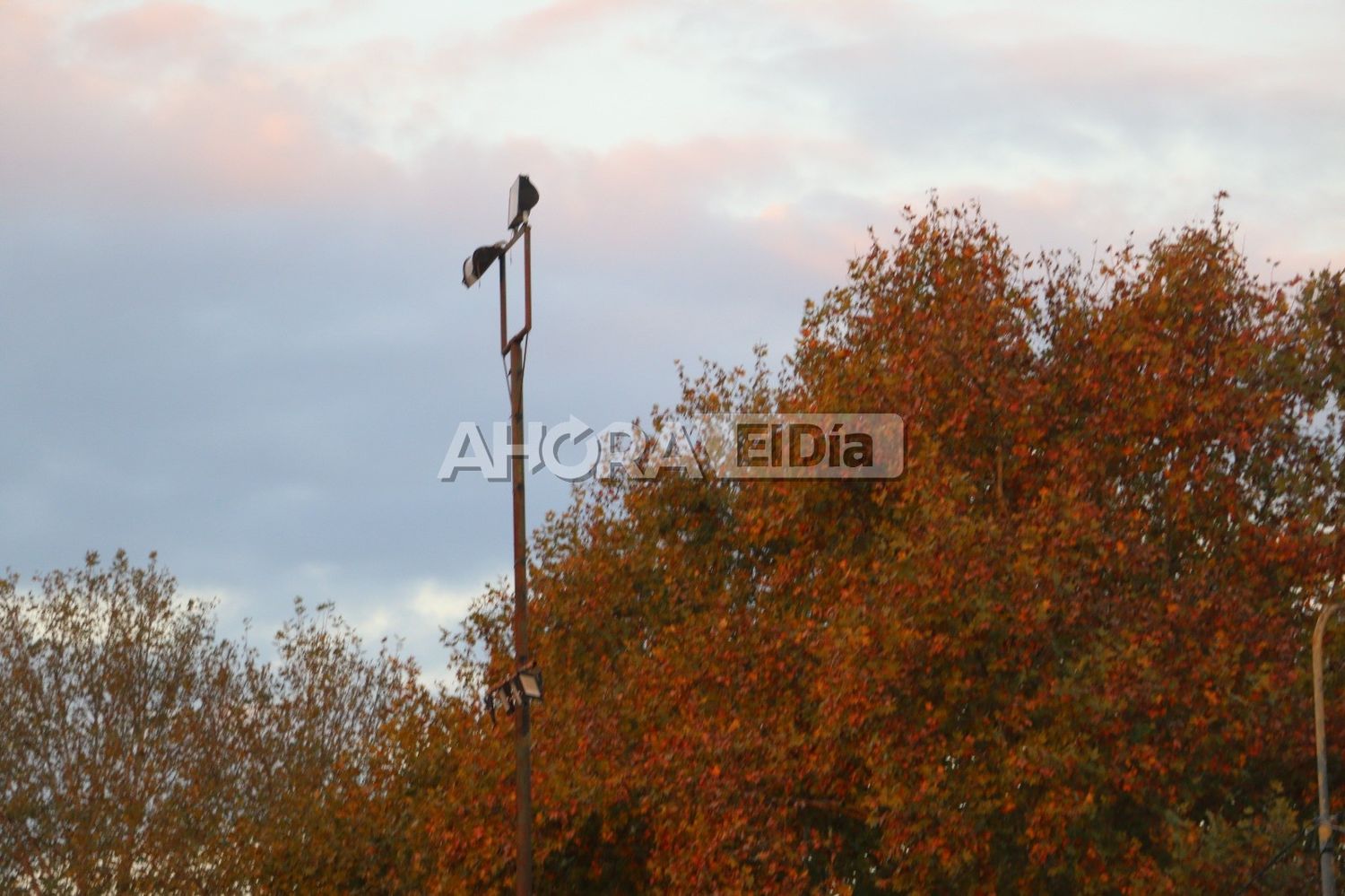 Arrancaron el cableado de las torres de iluminación de la cancha de Pueblo Nuevo