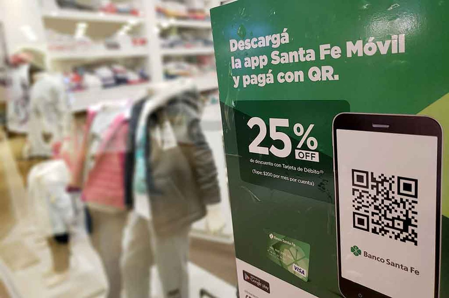 Banco Santa Fe presentó “Código QR”, su billetera virtual para pagar desde el celular