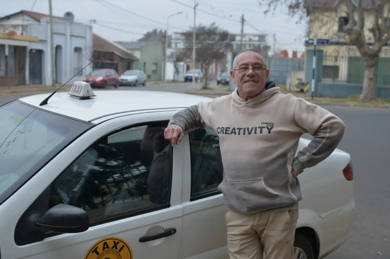 Roberto Raúl Romero, taxista y donante habitual de sangre.