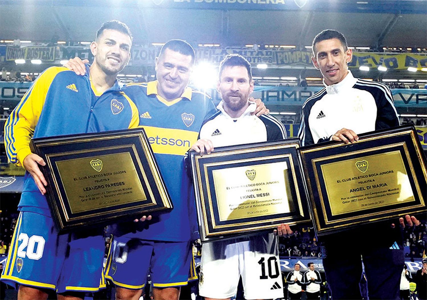 Riquelme se despidió a lo grande