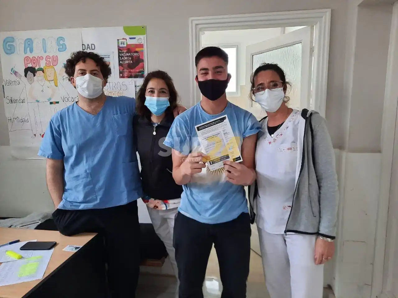 Covid: Alcorta celebra haber completado la vacunación de la población objetivo con una dosis