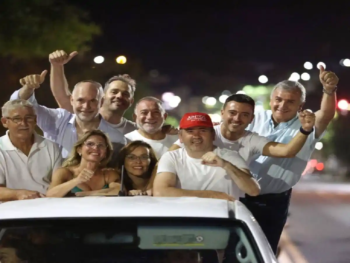 Juntos volvió a ganarle al peronismo en La Falda y el intendente festejó con Rodríguez Larreta y Gerardo Morales