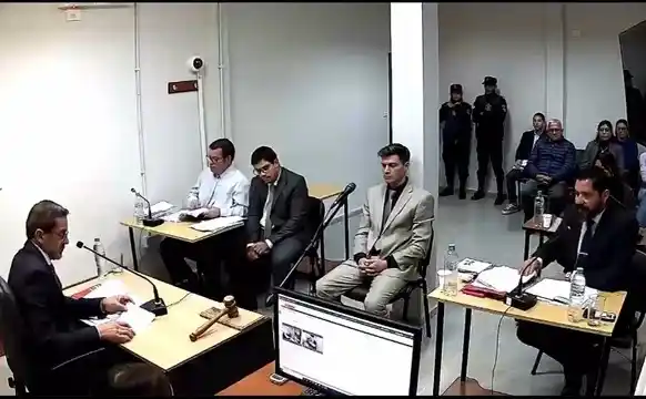 José Codazzi en la audiencia.