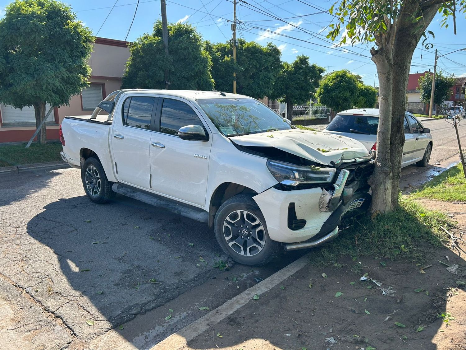 Choque en Almafuerte y Paso con un herido trasladado al hospital