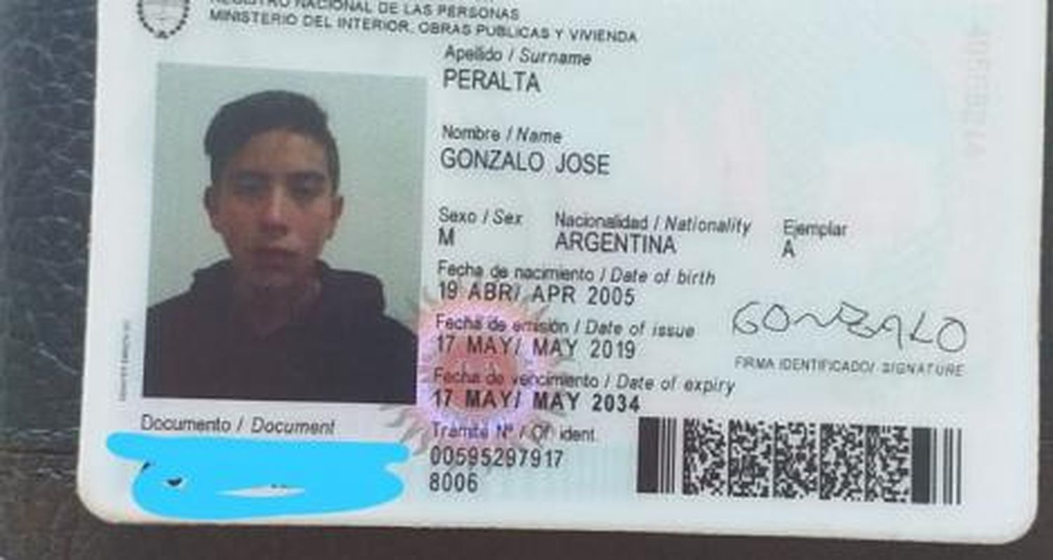 El DNI de Gonzalo