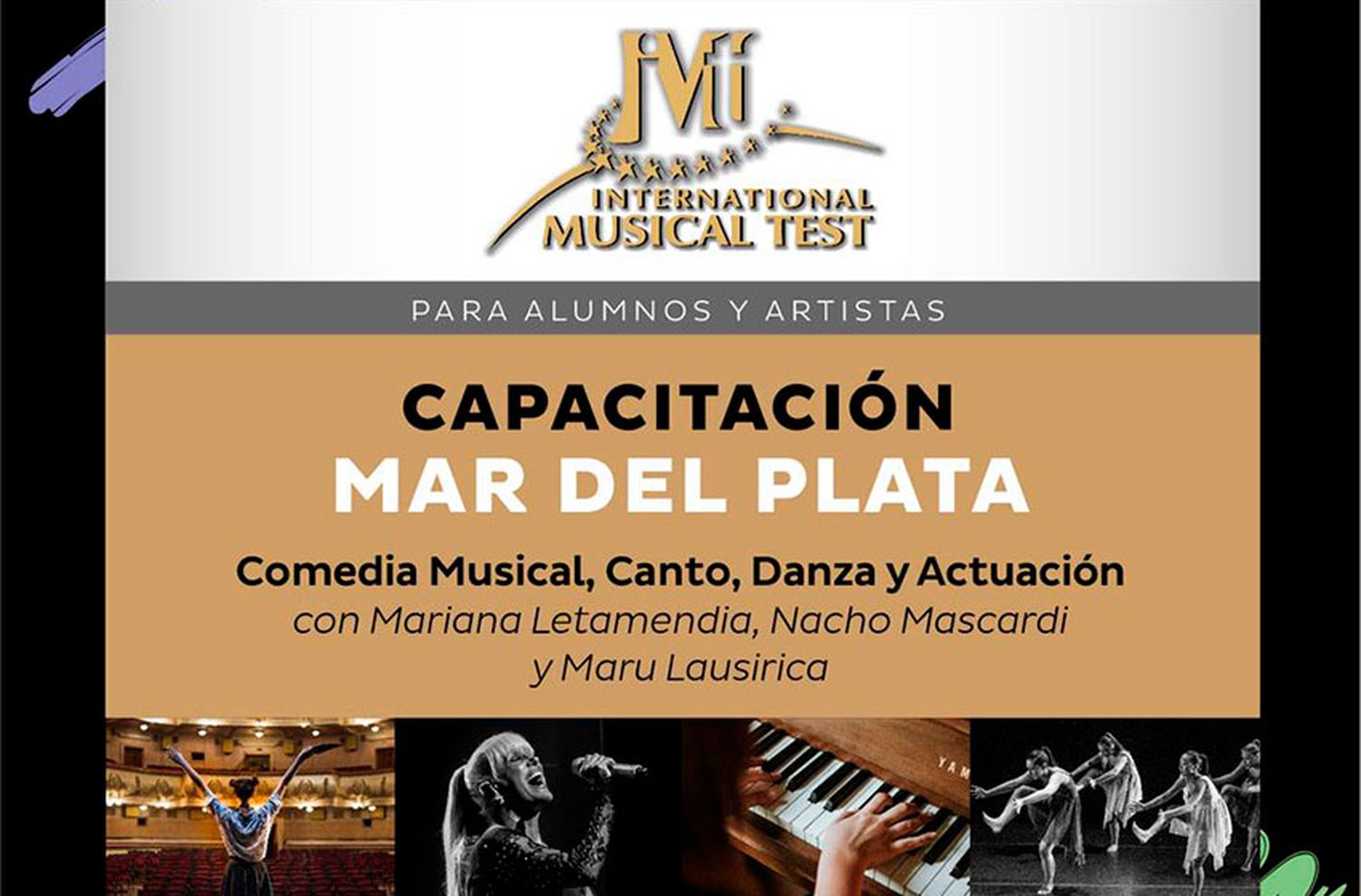Comienzan capacitaciones en comedia musical, canto y danza en el Teatro Tronador
