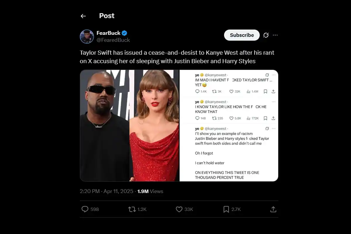 Conflicto Taylor Swift vs. Kanye West - Interna 2