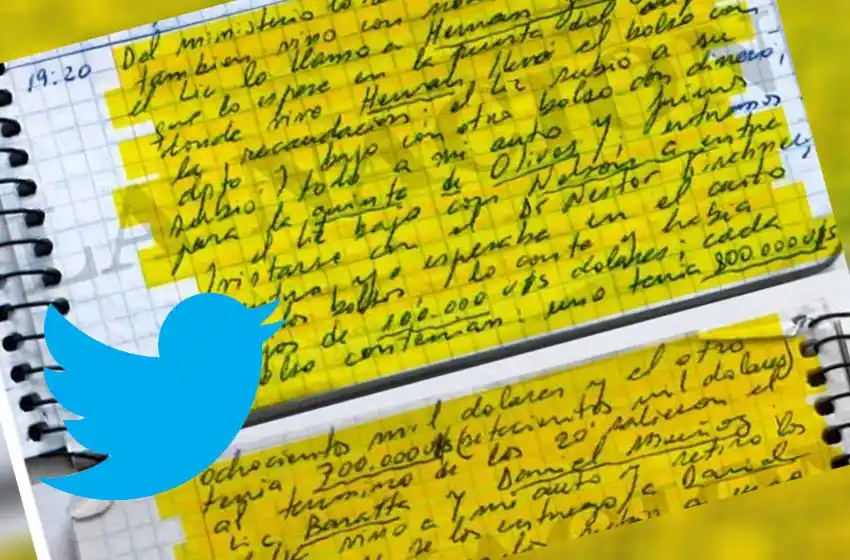 Siguen las repercusiones en las redes por la causa de los cuadernos