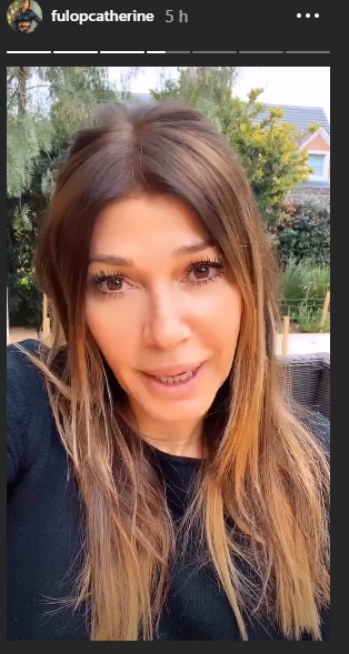 La mañana del lunes, Catherine Fulop hizo el anuncio en Instagram