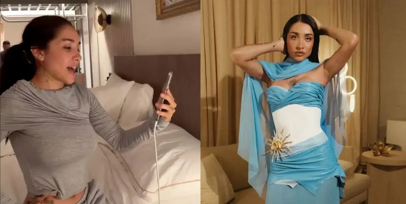 VIDEO | Así María Becerra le contó a sus papás que iba a cantar el himno en la final del Mundial