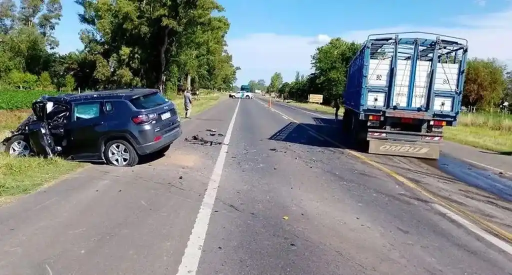 Choque fatal en ruta 7
