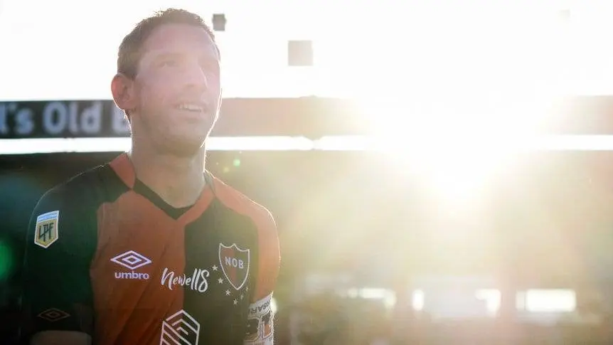 Maxi Rodríguez, titular ante Banfiel en su último partido como local en Rosario