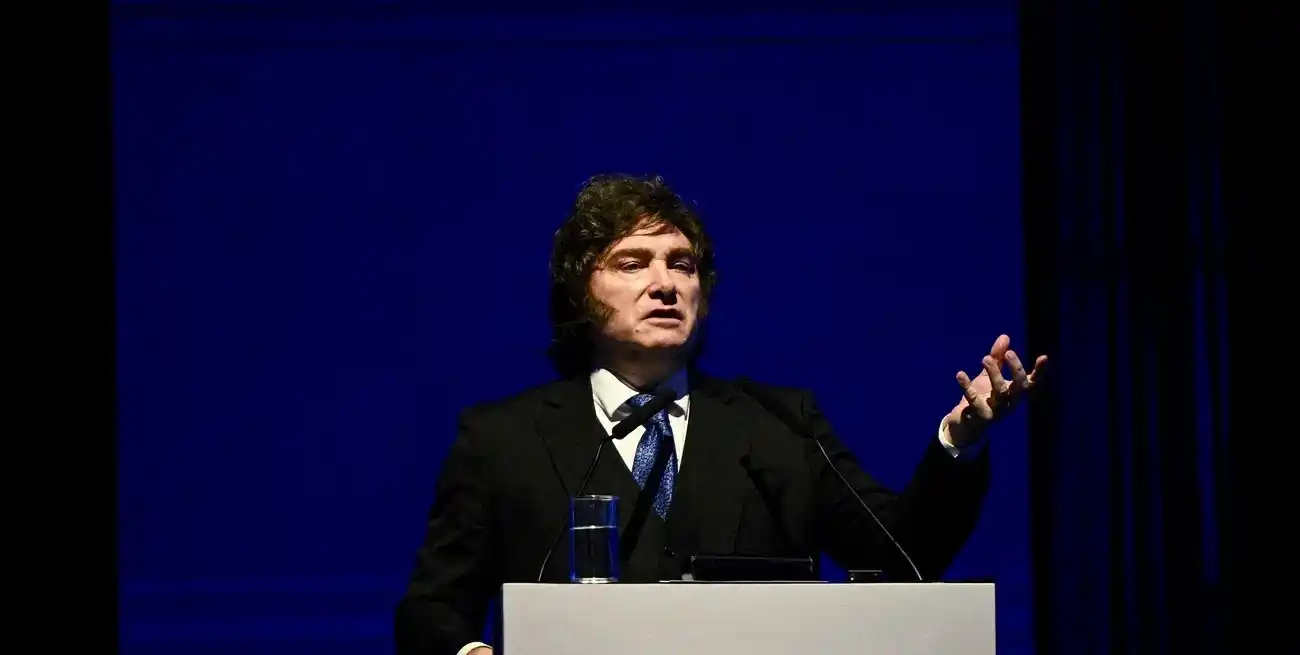 Javier Milei. Crédito: REUTERS/Pedro Lazaro Fernandez.