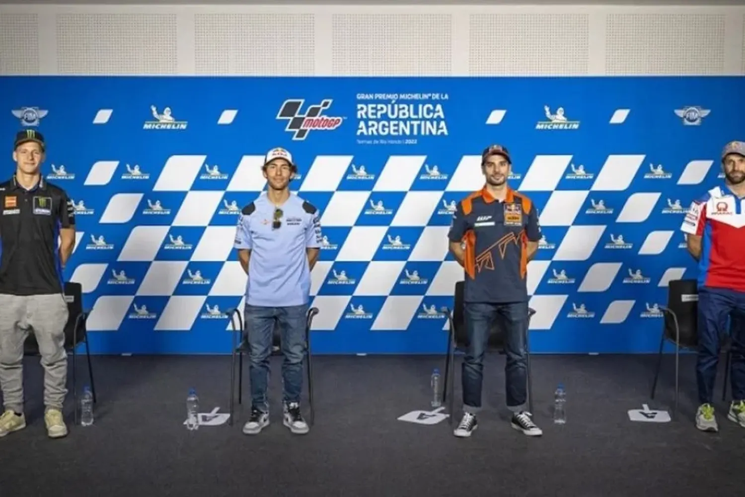 Se realiza la conferencia de los pilotos del Moto GP