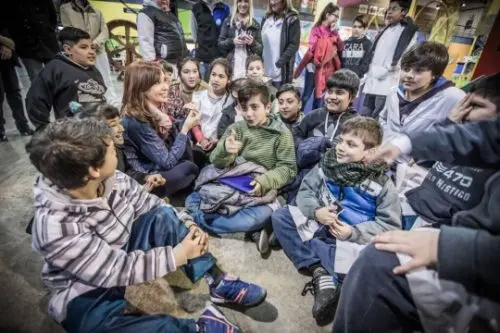 La ex presidenta con concejales