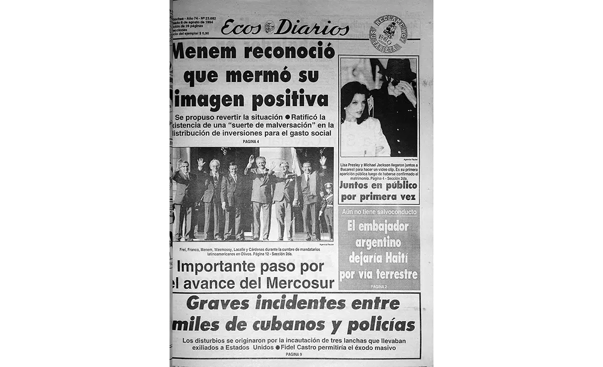 Sábado 6 de agosto de 1994