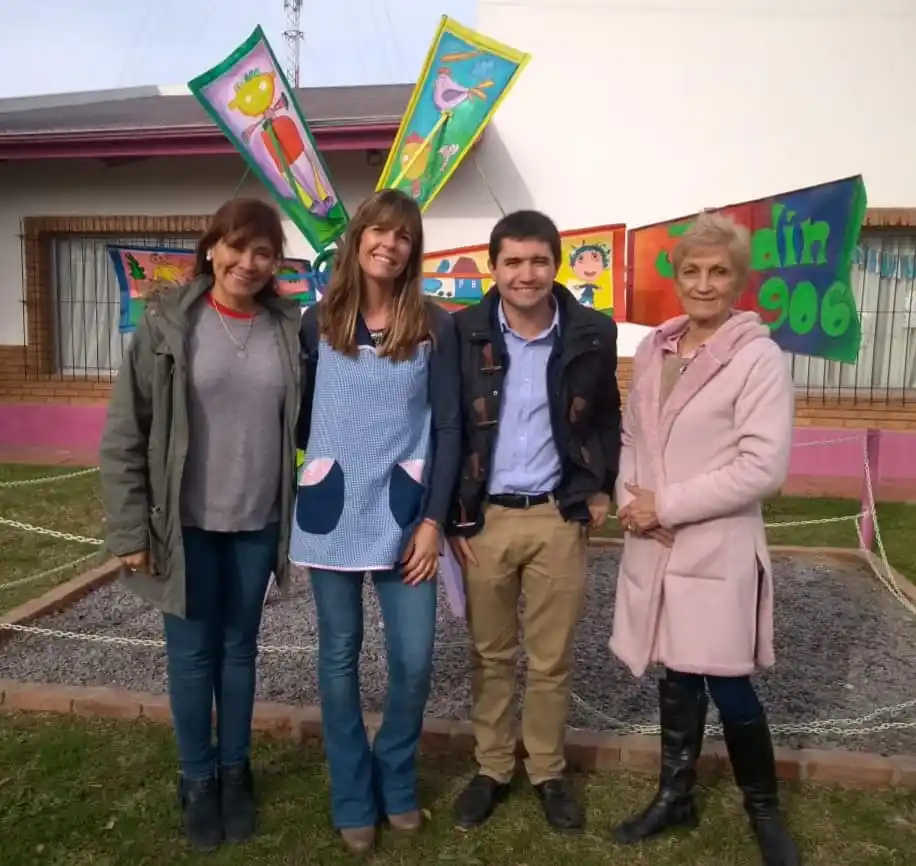 Consejeros escolares visitaron el Jardín de Infantes 906 de Claraz