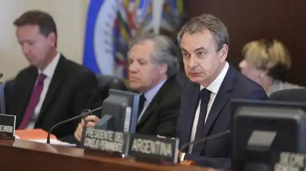 En la OEA, Zapatero pidió más tiempo para trabajar por el diálogo en Venezuela
