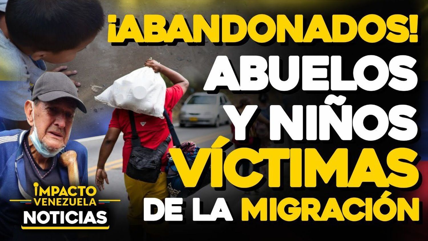 VIDEO – NOTICIAS IMPACTO VENEZUELA ¡ABANDONADOS! Abuelos y niños víctimas de la migración