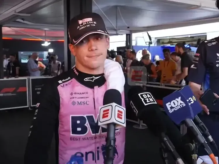 Colapinto, frustado tras ser 17° en Monza.Foto:Captura de pantalla