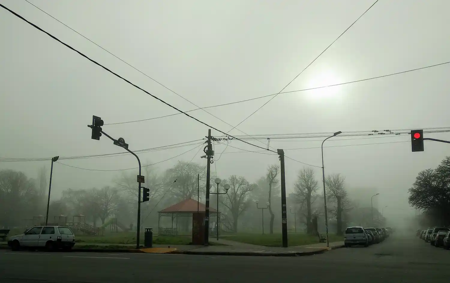 La niebla cubrió Tandil