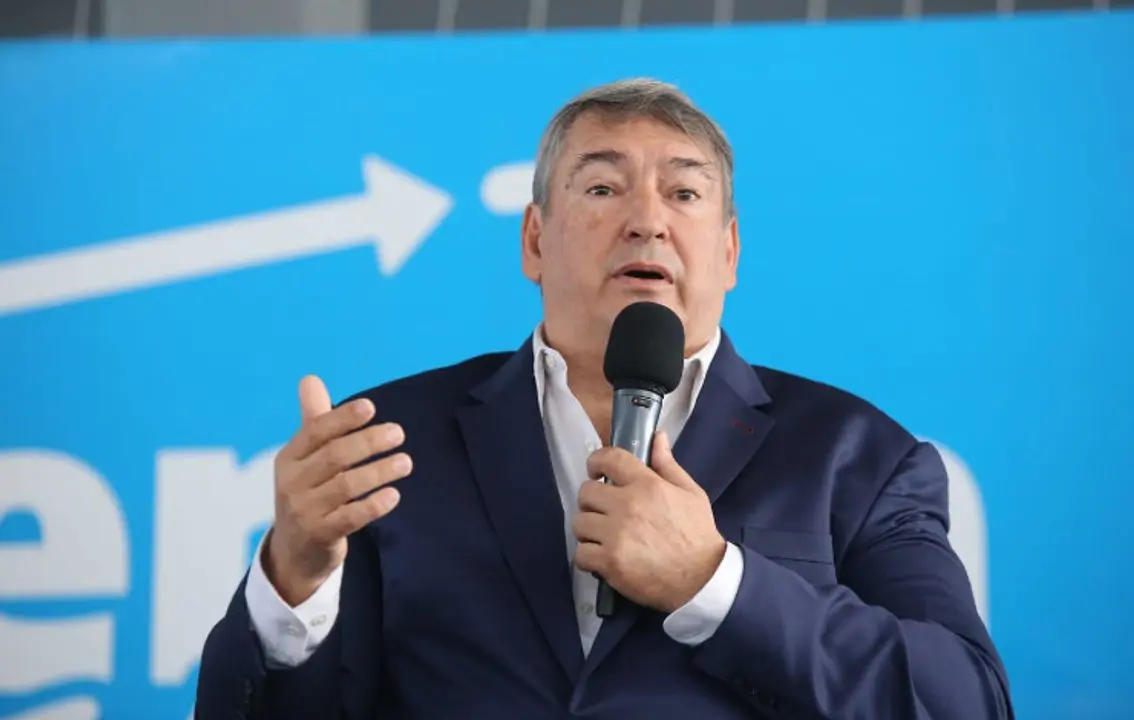 El ministro de Transporte de la Provincia, Jorge D’Onofrio.
