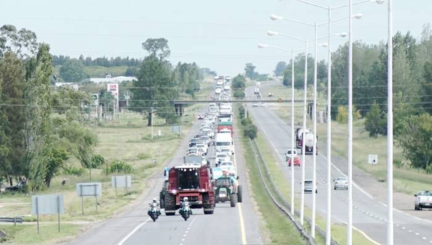 El campo se movilizó y marchó en el sur entrerriano