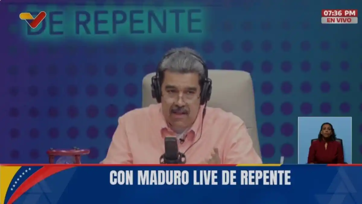 Maduro acusó al presidente de Guyana ser «el Zelenski del Caribe»