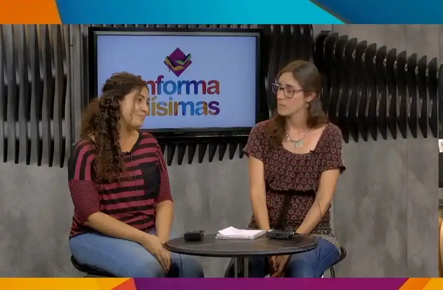 Agustina Bertone y Glenda Prada en Informadísimas
