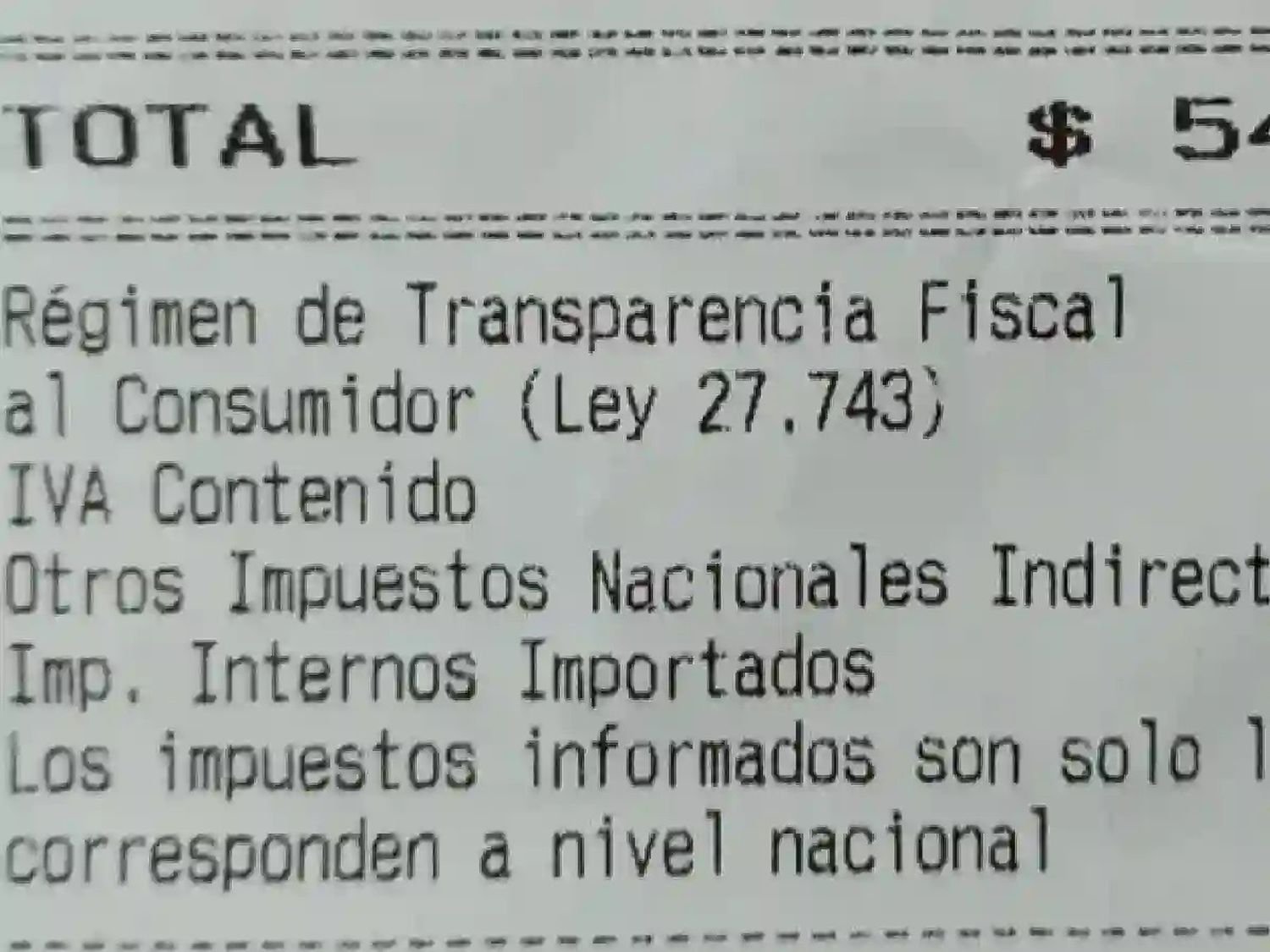 Casi ninguna provincia quiere informar en los tickets los impuestos que percibe