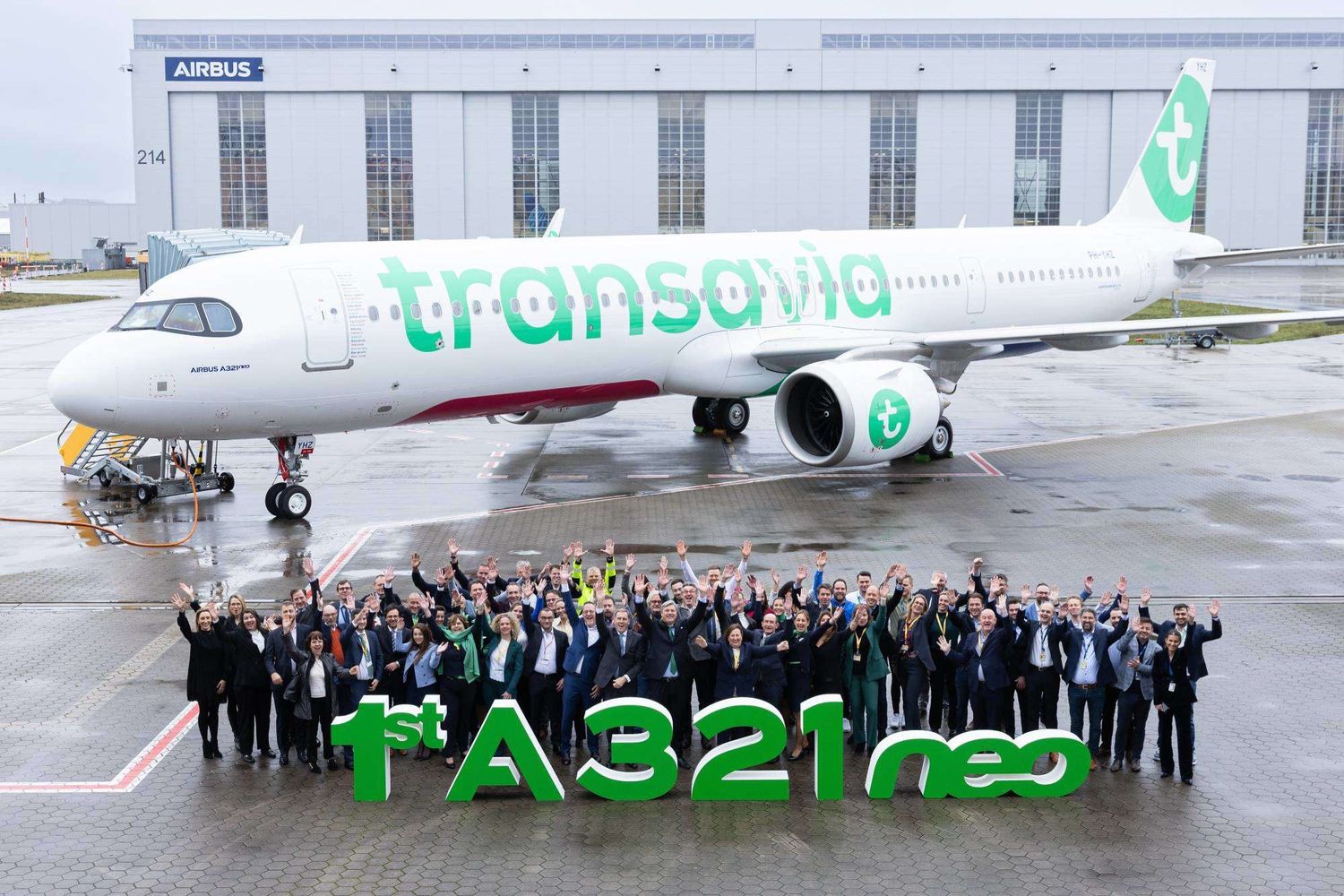 Transavia took delivery of its first Airbus A321neo