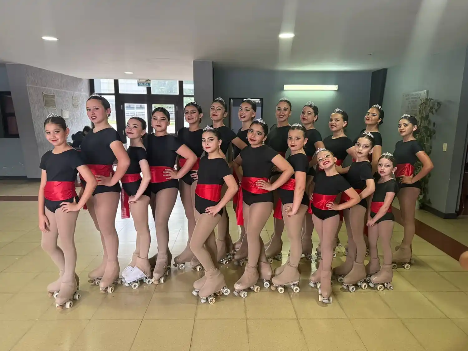 El patín de Olimpo logró el segundo puesto en el show de fin de año de la asociación Marplatense