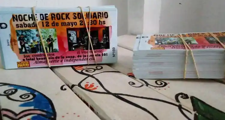 Noche de Rock Solidario en Cuarta Pared a beneficio de la Escuela 501