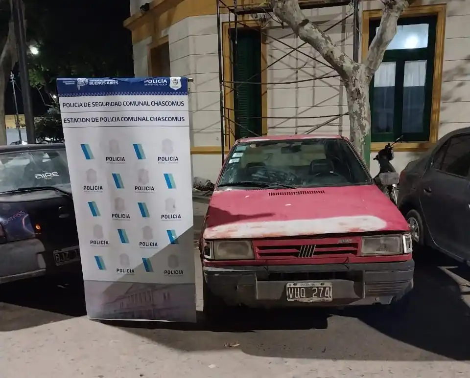 En San Vicente se recuperó un auto sustraído el sábado en Chascomús