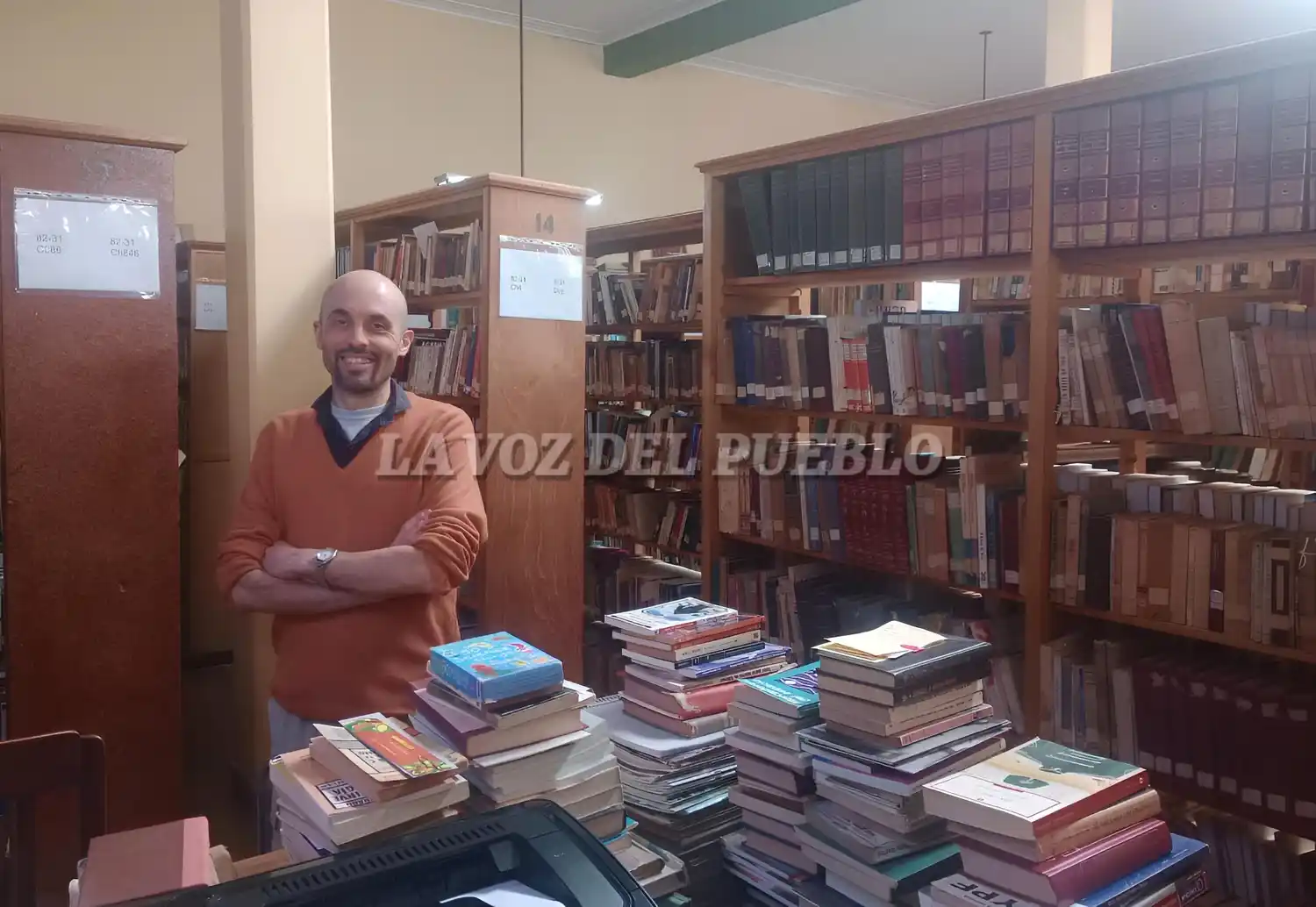 Javier Di Fonzo describió los servicios que brinda la Biblioteca Sarmiento