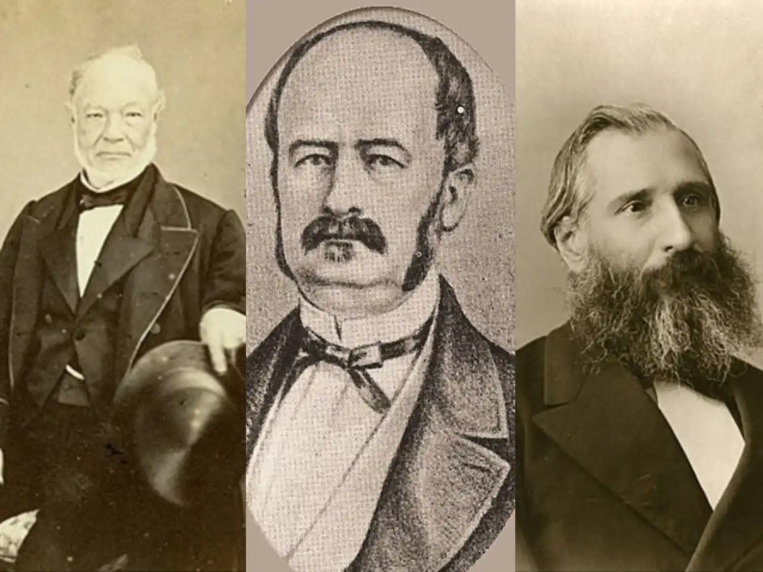 Vicepresidentes Del Carril, Paz y Alsina.