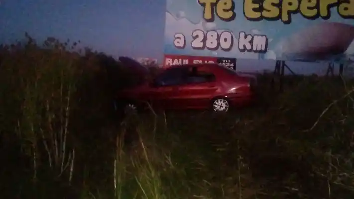 Derrapó, pero no volcó