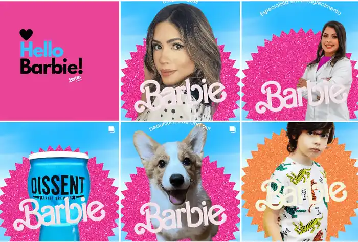 Los pósters de Barbie se han hecho virales en las redes sociales. Foto Instagram