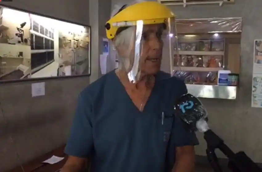 «Las patas de los animales no van a traer el virus a casa», dijo el veterinario Carlos Cossia