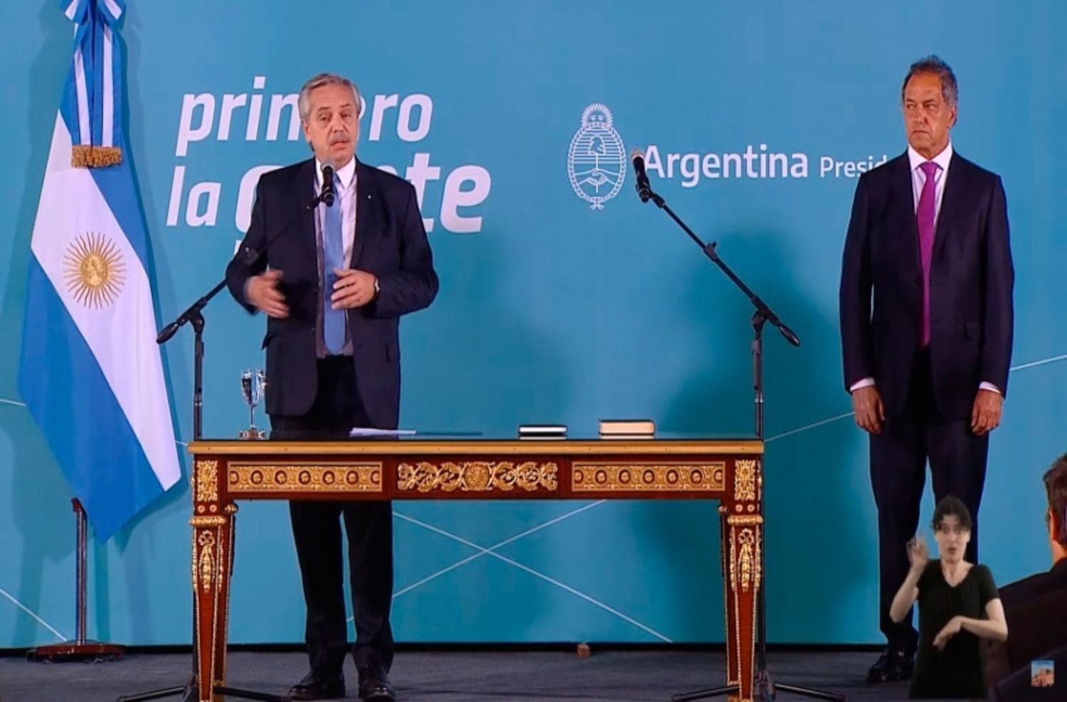 Scioli asumió como nuevo ministro de Desarrollo Productivo