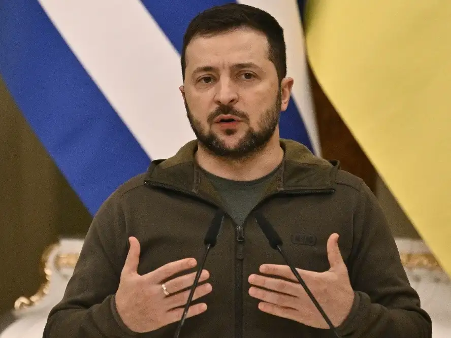 Volodimir Zelenski, presidente de Ucrania.