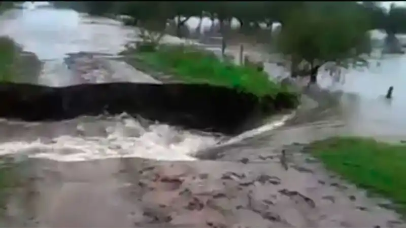 Producto de las lluvias, hay 12 rutas cortadas en Entre Ríos