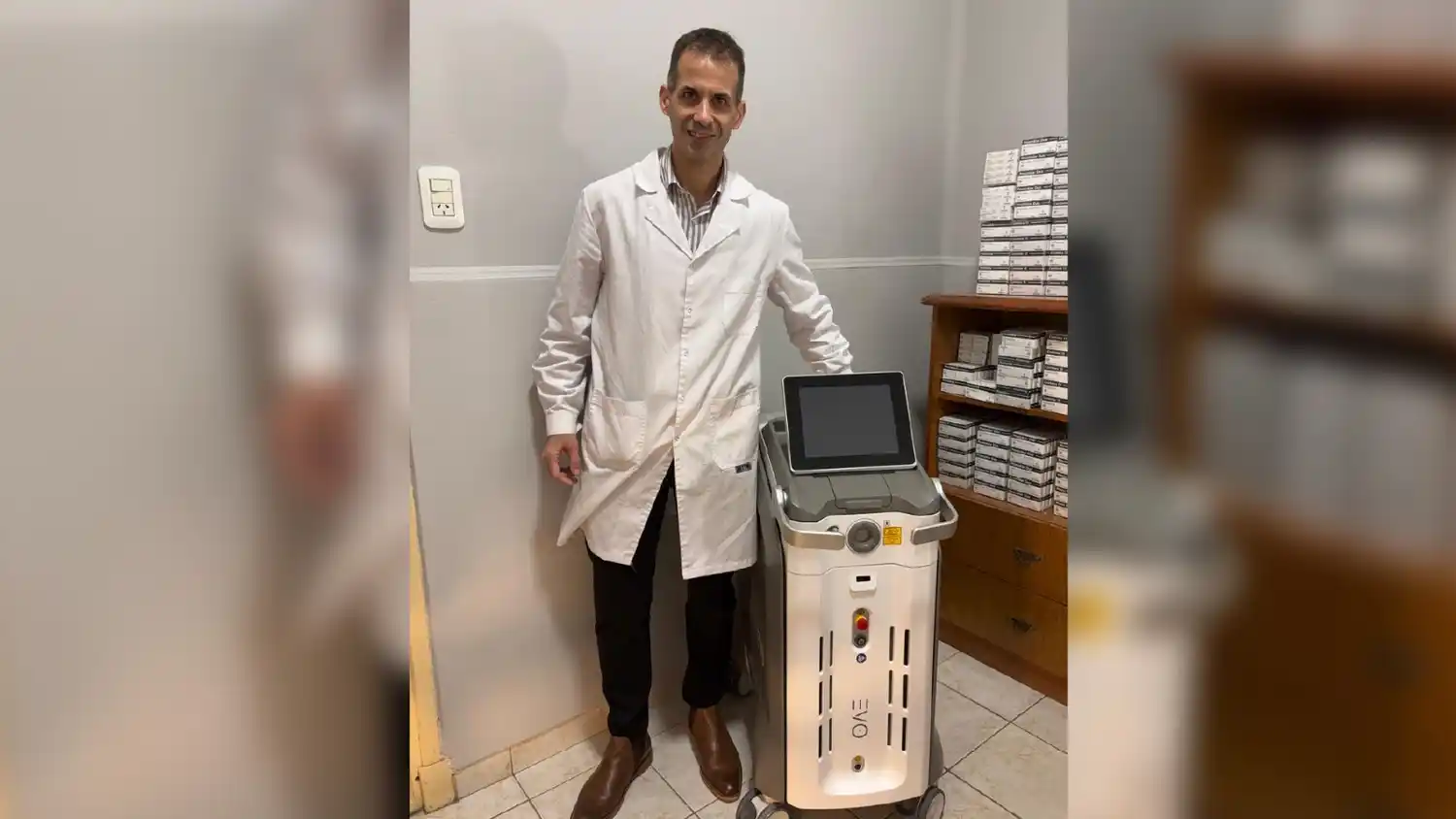 Urología de alta complejidad. El Dr. Marcos Zabala presentó el láser Holmium para tratamientos urológicos.