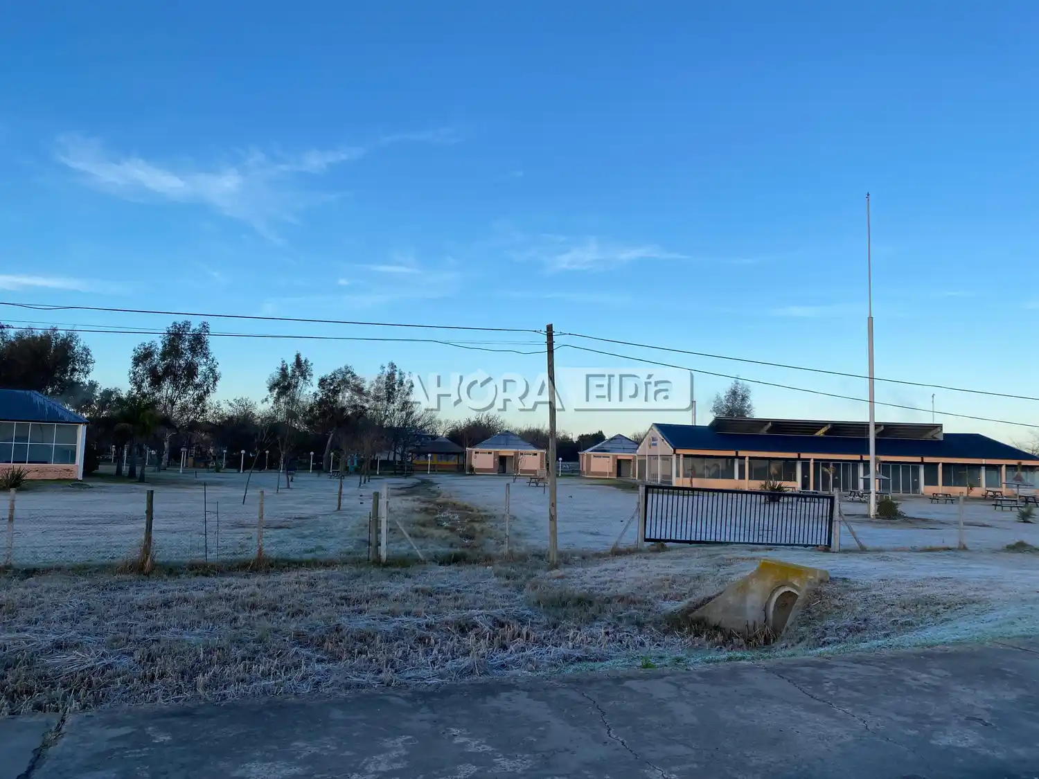 Gualeguaychú bajo cero: comenzó una semana congelada en la ciudad