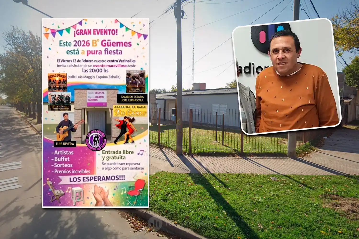 “Los esperamos a todos”: el barrio Güemes invitó a todos a una noche de fiesta con música, feriantes y baile