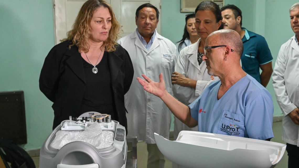 “El Cullen es un orgullo y estamos convencidos de que la llegada de este equipamiento es un reconocimiento a la calidad de toda la salud pública santafesina y a su trabajo en red”, afirmó Ciancio.
