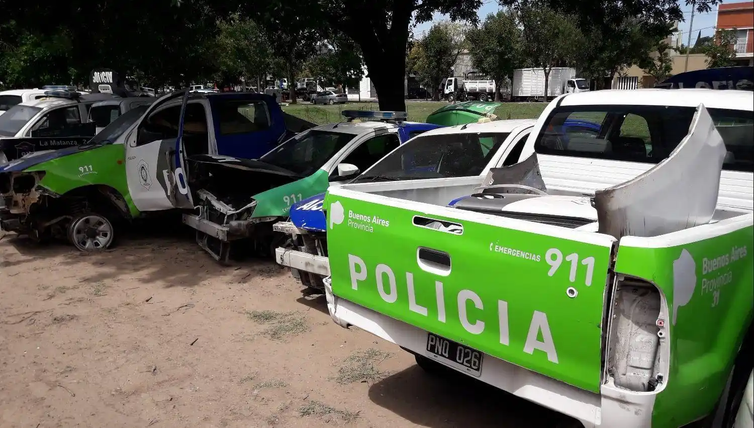 Ong de La Plata le pide a Vidal que sean subastados los patrulleros arrumbados en Tolosa